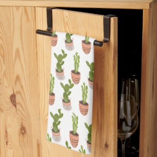 Paño De Cocina Plantas de Cactus Modernas de Interior Diseño Dibu