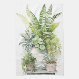 Paño De Cocina Plantas de Interior