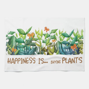 Paño De Cocina Plantas y flores