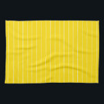 Paño De Cocina Plantilla de franja blanca amarilla Colores elegan<br><div class="desc">Plantilla De Tiras Blancas Amarillas Elegantes Colores De Tendencia Decorativos Toalla De Cocina Moderna.</div>