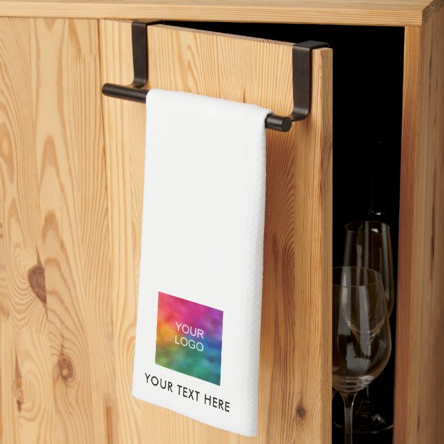 Paño De Cocina Plantilla de personalizado Cargar el texto del log (Pliegue de tercios)