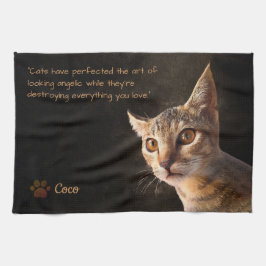 Paño De Cocina Plantilla personalizada de Mascota fotográfico par