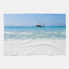 Paño De Cocina Playa de arena blanca de Similán y mar azul turque