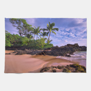 Paño De Cocina Playa de arena tropical hawaiana