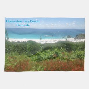 Paño De Cocina Playa de la Bahía de Horseshoe, Bermudas
