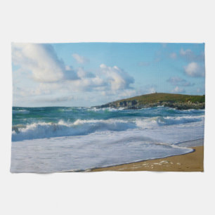 Paño De Cocina Playa Newquay Cornualles Inglaterra de Fistral