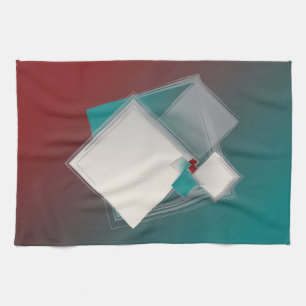 Paño De Cocina Playas de los cuadrados de Fibonacci