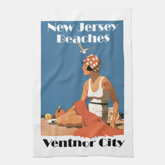 Paño De Cocina Playas de Nueva Jersey ~ Ventnor City