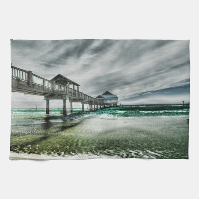 Paño De Cocina Playas tropicales | Clearwater Florida (Horizontal)