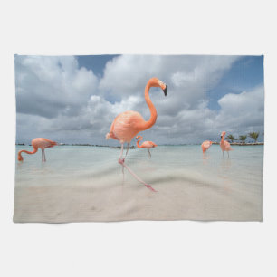 Paño De Cocina Playas tropicales Playa Flamingos, Aruba