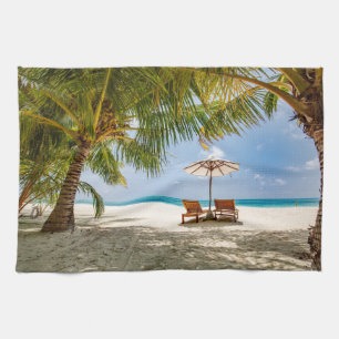 Paño De Cocina Playas tropicales   Playa República Dominicana