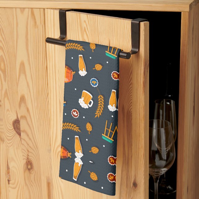 Paño De Cocina Playful pattern of orange pumpkins kitchen towel (Subido por el creador)
