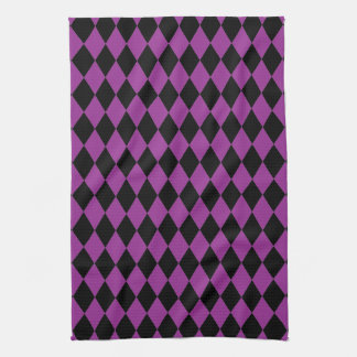 Paño De Cocina Pluma Harlequin y negro