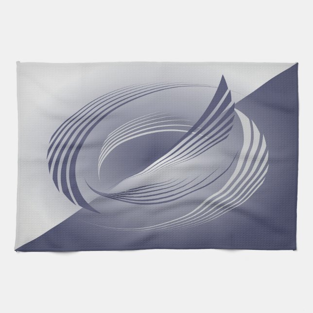 Paño De Cocina plumas de Dusk (Horizontal)