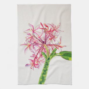 Paño De Cocina Plumeria hawaiana