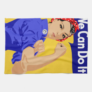 Paño De Cocina ¡Podemos Hacerlo! Rosie The Riveter Poster de la S