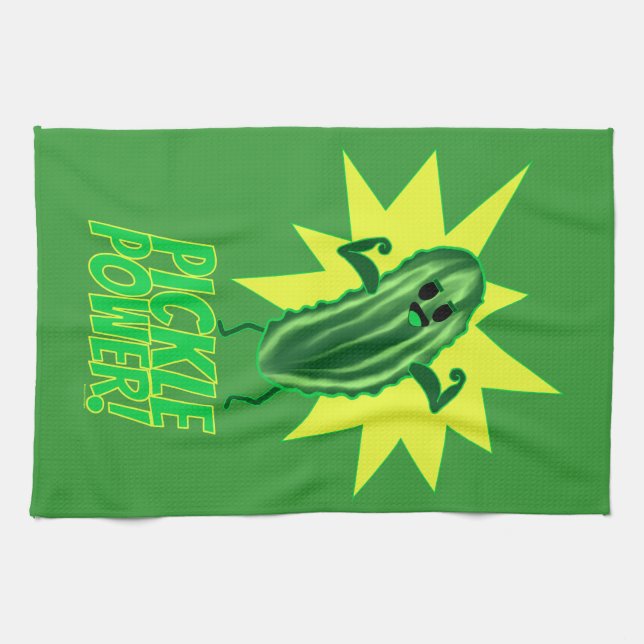 Paño De Cocina ¡Poder de la salmuera! (Horizontal)