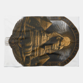 Paño De Cocina Poder Silencioso | Gran Diseño Esfinge de Egipto