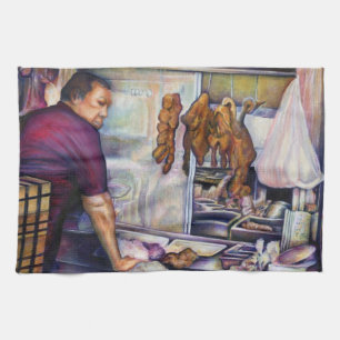 Paño De Cocina Pollo besado por el sol, Singapur
