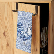 Pollo De Gallo Azul Y Blanco Delft