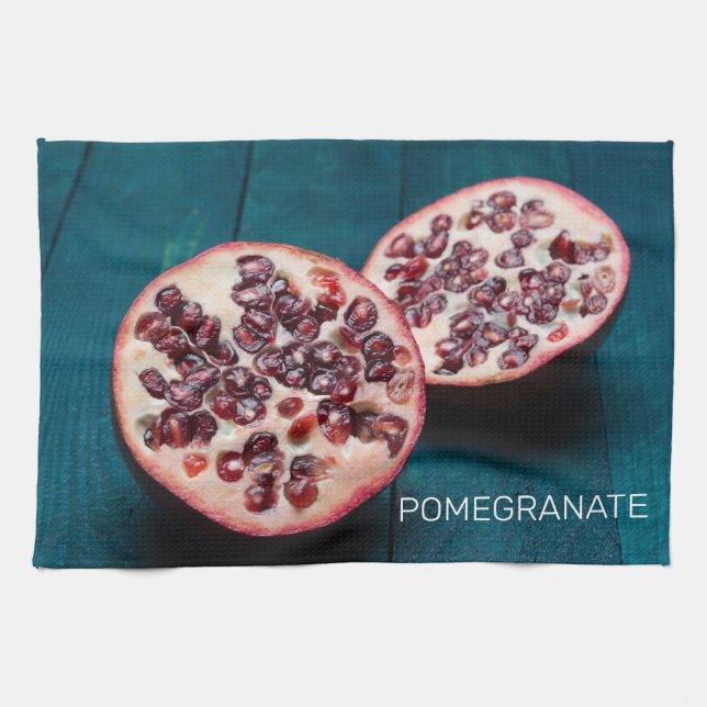 Paño De Cocina Pomegranate Vegan Fruit Gourmet Foodisouvenir (Horizontal)