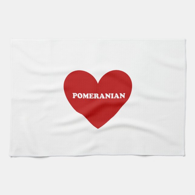 Paño De Cocina Pomeranian (Horizontal)