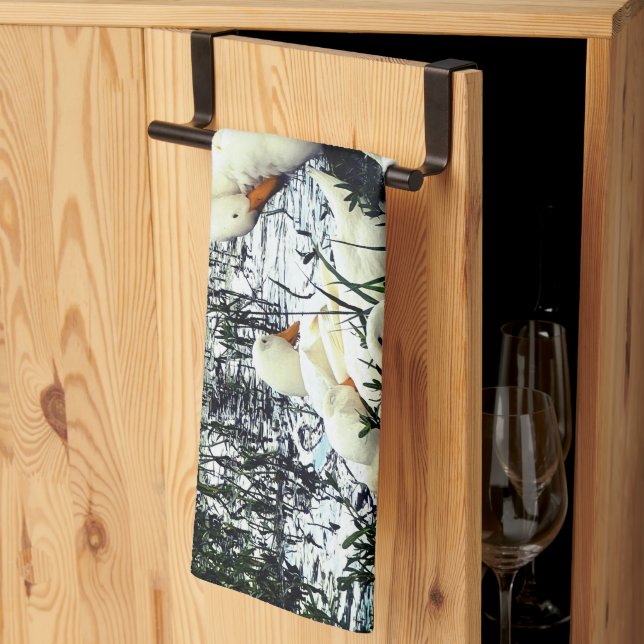 Paño De Cocina Pond Animal Pond (Pliegue de tercios)