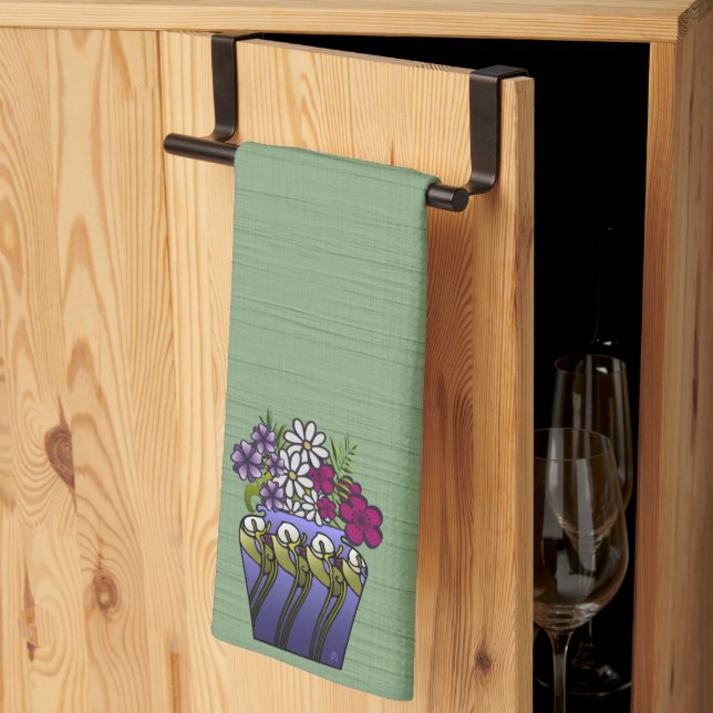 Paño De Cocina Ponente de opinión Lily Vase (Pliegue de tercios)