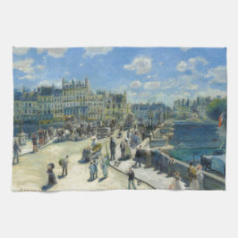 Paño De Cocina Pont Neuf París de Pierre-Auguste Renoir