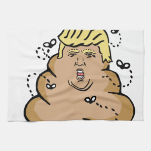 Paño De Cocina poop donald trump