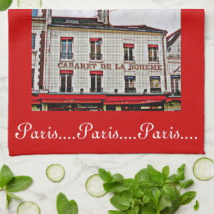 Paño De Cocina Pop Art Paris