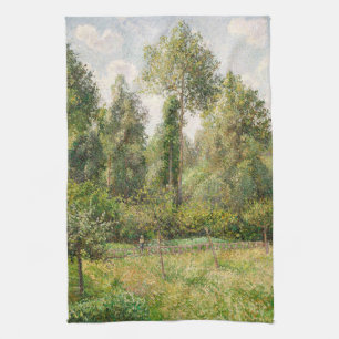 Paño De Cocina Poplars, Éragny Camille Pissarro