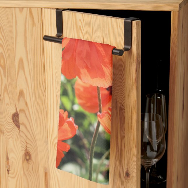 Paño De Cocina Poppies (Pliegue de tercios)