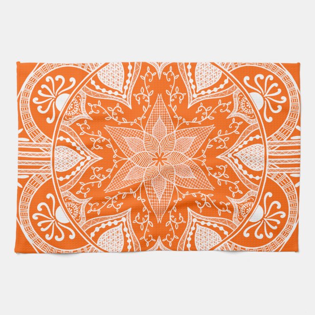 Paño De Cocina Poppy Mandala (Horizontal)
