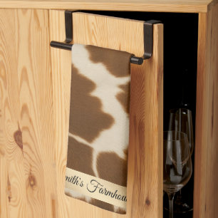 Paño De Cocina Popular Colección elegante de cuero falso de vaca