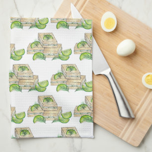 Paño De Cocina Por la tarde Tea Fiesta Shower Cucumber Sandwiches