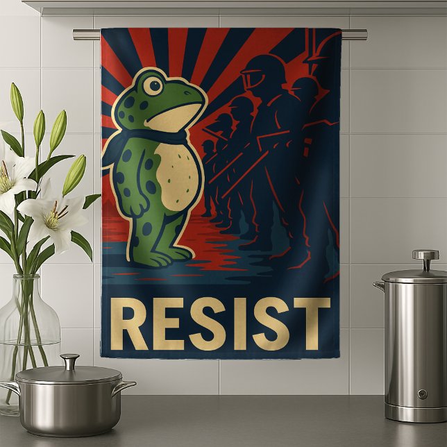 Paño De Cocina Portland Frog Protest (Subido por el creador)