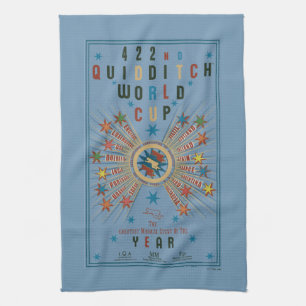 Paño De Cocina Póster azul de la Copa Mundial de QUIDDITCH™