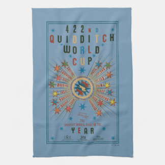 Paño De Cocina Póster azul de la Copa Mundial de QUIDDITCH™