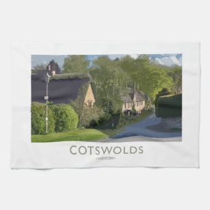 Paño De Cocina Poster del Ferrocarril Cotswolds