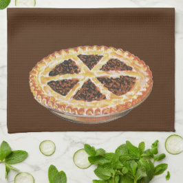 Paño De Cocina Postre de Comida Antigua, Tarta de Pacana Fresca H