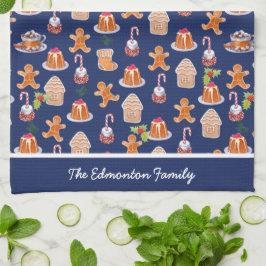 Paño De Cocina Postres de Navidad Personalizados