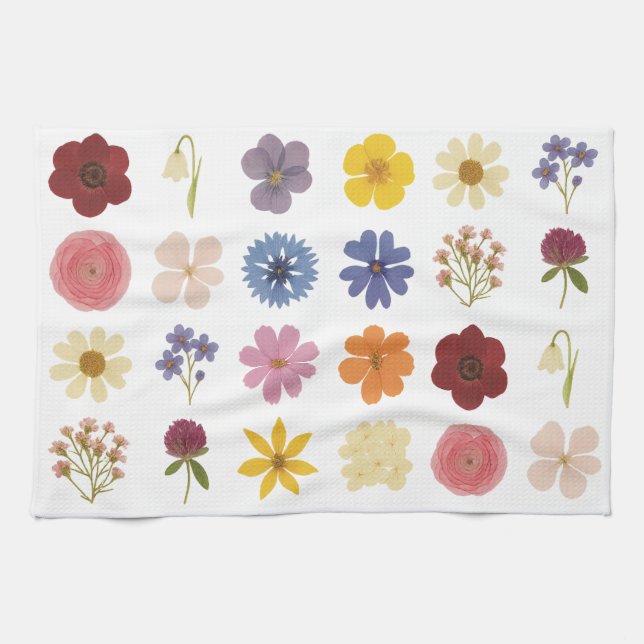Paño De Cocina Potencia de flor (Horizontal)