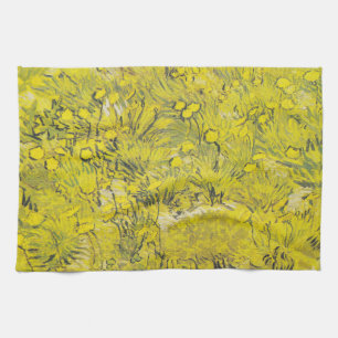 Paño De Cocina Prado de Van Gogh - Amapolas amarillas brillantes