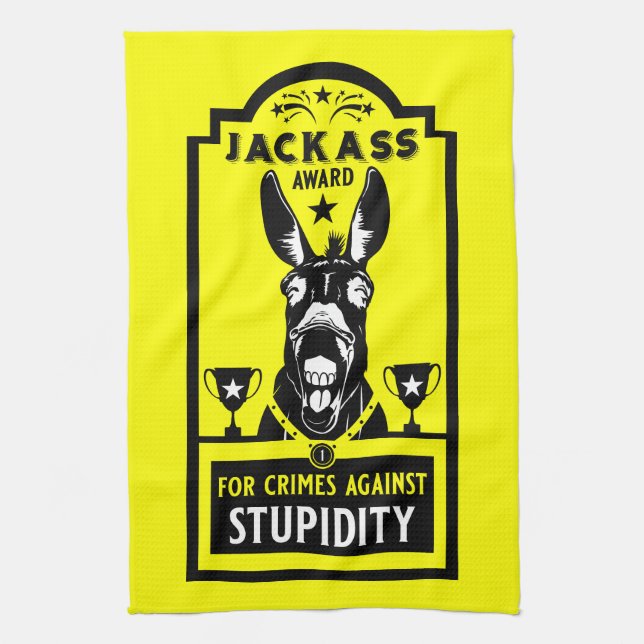 Paño De Cocina Premio Jackass (Vertical)