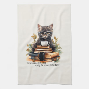 Paño De Cocina Preparado Para La Escuela Como Un Jefe