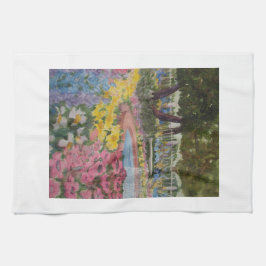 Paño De Cocina Prescott Park Garden Poppies Portsmouth NH