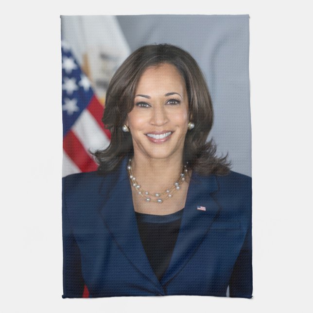 Paño De Cocina Presidente Candidato Kamala Harris US 2024 (Vertical)