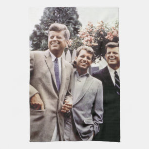 Paño De Cocina Presidente estadounidense John Kennedy & Robert &