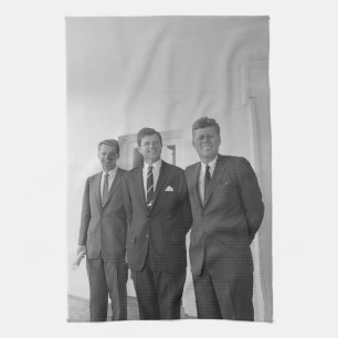 Paño De Cocina Presidente John Kennedy y Brothers American Camelo